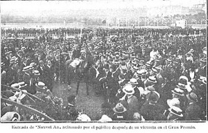 NOUVEL AN tras vencer en 1921 el primer Gran Premio de Madrid